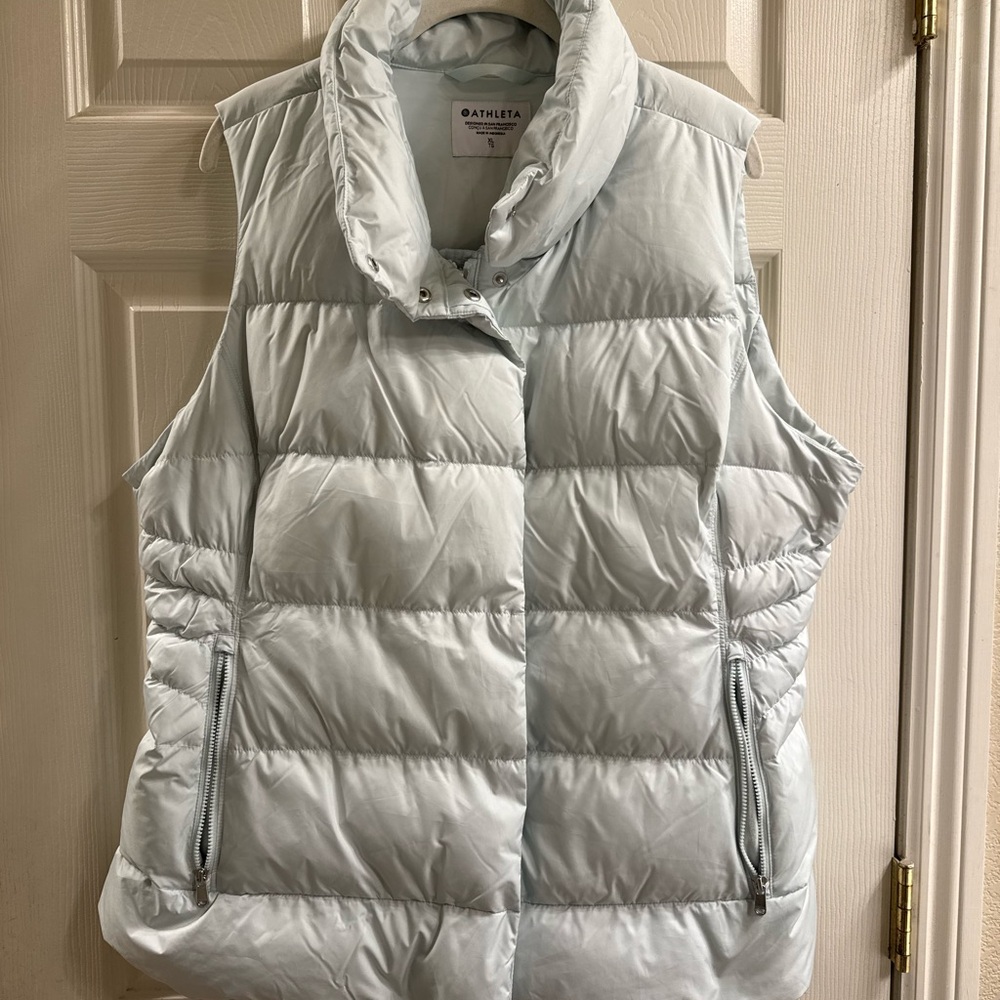 Athleta Women's Sky Blue Quilted Vest